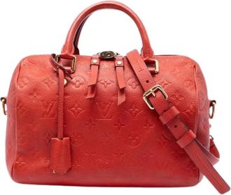 Louis Vuitton Pre-owned Handbags, female, Red, Size: ONE SIZE Pre-owned Speedy Bandouliere 25