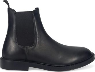 Antica Cuoieria Zwarte Chelsea Laarzen Klassieke Stijl - Heren - Chelseaboots - Zwart - 42 EU - Leer - Schoenen