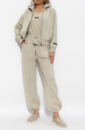 Fear of God T-shirt With Logo, Womens, Grey