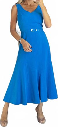 Aurora Siena Flowy Dress In Blue