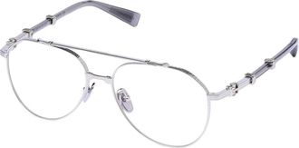 Balmain Glasses, unisex, Gray, Size: 57 MM Brigade VII Bpx186 B Eyeglasses