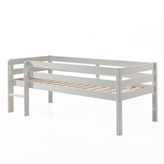Vipack Vipack - Cama De Media Altura 90x200 Con Somier Pino Blanco