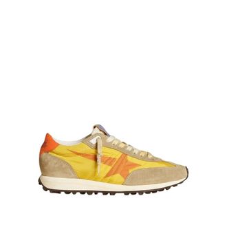 Golden Goose Sneakers, female, Yellow, Size: 10 US Running Marathon
