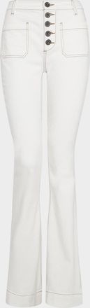 Ramy Brook Stitched Cindy Flare Jeans