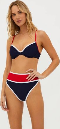 Beach Riot Carlotta Bottom In Americana Colorblock