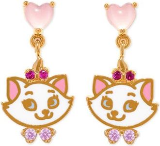 Girls Crew Disney Aristocats Marie Dangle Earrings in Gold at Nordstrom