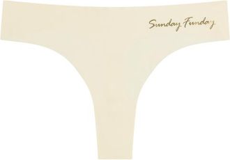 Uwila Warrior Soft Seamless Days of the Week Thong in Winter White at Nordstrom, Size Xx-Large