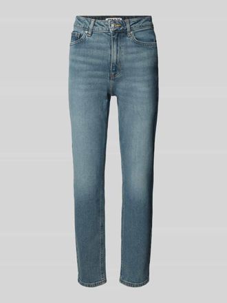 Only Straight Fit Jeans aus Baumwoll-Mix Modell EMILY in Hellblau, Gr&ouml;&szlig;e 28/32