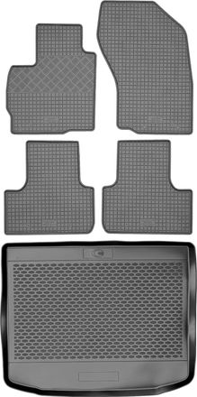 OEM Juego De Alfombrillas De Goma Para Coche Y Alfombrilla Para Maletero Para Mitsubishi Asx Crossover Del 2010