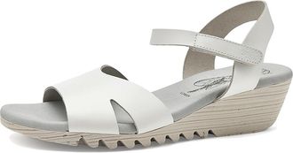 FLY London Olla446fly Womens Sandals White : EU 41 (US Womens 10-10.5) M, Leather