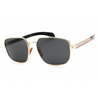 David Beckham Grey Square Mens Sunglasses DB 7121/G/S 0RHL/IR 60