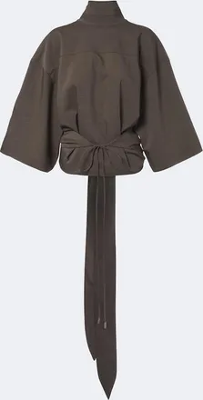 Jacquemus Havana tie-detail wool top