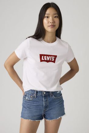 Levi's Camiseta Graphic Favorite - Mujer - XS - Blanco / Vintage Batwing White +
