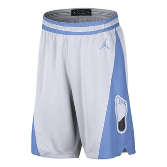 Nike Jordan Air Jordan Dri-FIT North Carolina Limited Basketball Retro Shorts White Blue DN9420-100