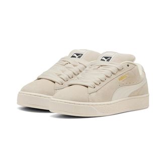 Puma Sneaker PUMA SUEDE XL, Damen, Gr. 38,5, weiss (alpine snow, warm wei&szlig;), Leder, mehrfarbig, Schuhe Sneaker