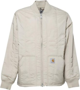 Carhartt Work in Progress Lightweight Quilted Casual Jacket With Ribbed Knit Details