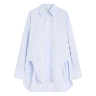 Sportmax Overhemden, Dames, Blauw, 2Xs, Spxovest