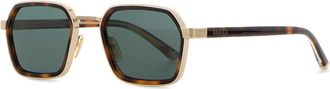 Gucci Gold Metal Sunglasses