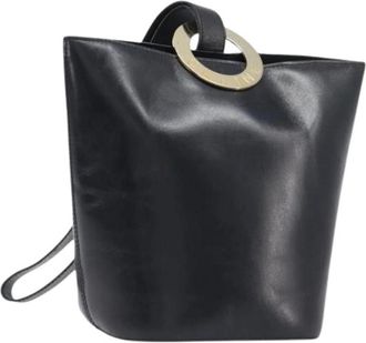Celine Pre-owned Vintage Bucket Bag - Dames - Vintage Tas - Zwart - ONE Size - Leer - Vintage
