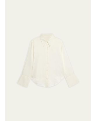 Citizens Of Humanity Camilia Long-Sleeve Silk Shirt