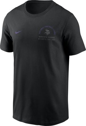 Nike Minnesota Vikings Essential Nike Mens NFL T-Shirt in Black | N19900A9M-PNG