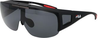 Fila Black Plastic Mens Sunglasses