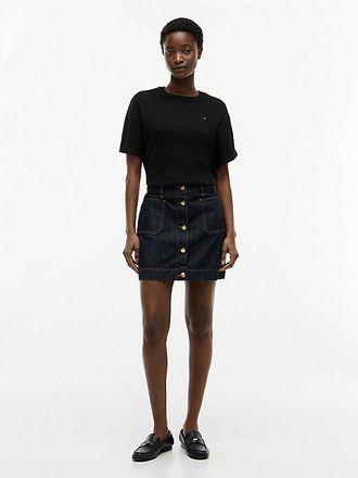 Tommy Hilfiger Minifalda vaquera con botones dorados