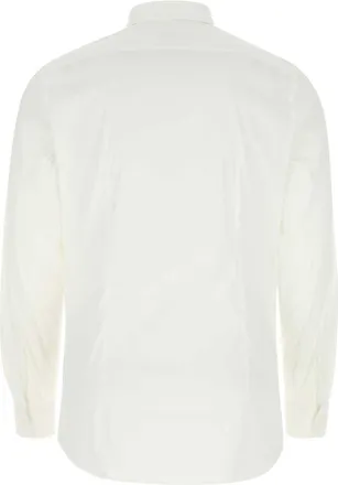 Prada Mens Poplin Shirt White