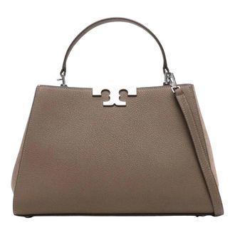 Tory Burch Eleanor Pebbled Satchel - - Bags - Donna - Beige - ONE SIZE