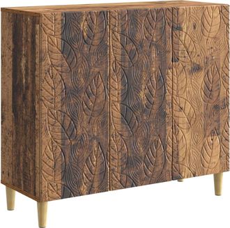 vidaXL Aparador Madera Envejecida 89 X 34,5 X 80 Cm Vidaxl