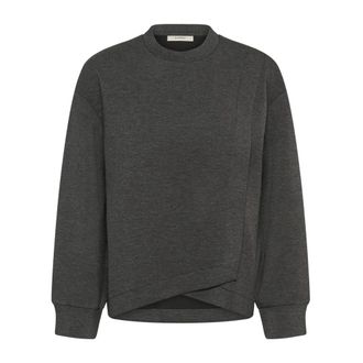 Inwear Sweatshirts - Dames - Sweatshirts - Grijs - XS - Leer - Hoodies & sweatvesten