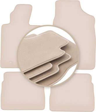 OEM Alfombrillas Beige Premium Para: Chrysler Pt Cruiser Convertible, Hatchback 2000-2010