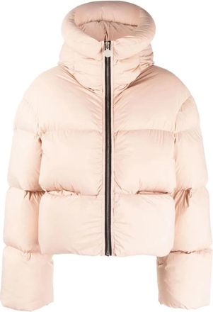 Ienki Ienki Cropped Puffer Jacket - Dames - Gewatteerde jassen - Roze - L - Nylon - Jassen