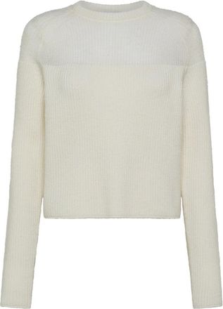 Cruna Truien & Vesten, Dames, Beige, S, Rondgebreide Top
