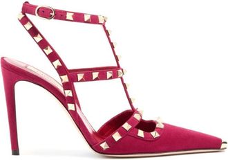 Valentino Garavani Fuchsia Studded Pumps
