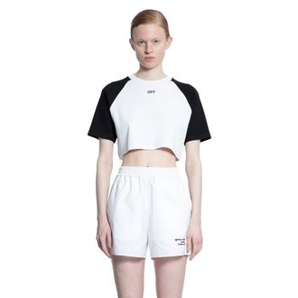 Off-white Off Raglan Crop tee