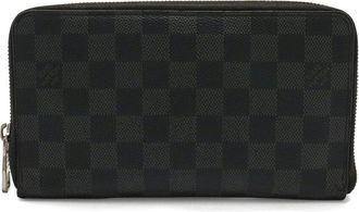 Louis Vuitton Damier Graphite Zippy Organizer Wallet (Authentic Pre-Loved)