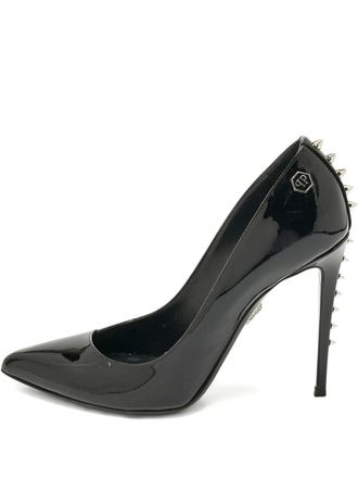 Philipp Plein stud-embellishment pumps - women - Calf Leather/Calf Leather/Calf Leather - 39 - Black