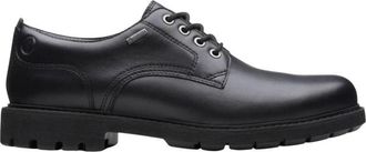 Clarks Batcombe Tie GTX Veterschoenen - Heren - Veterschoenen - Zwart - 44 1/2 EU - Leer - Schoenen