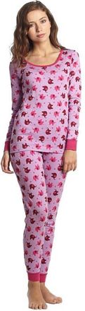 Leveret Womens Cotton Matching Family Pajamas, Wild Canvas Prints in Elephant at Nordstrom, Size X-Large