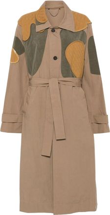 Craig Green Trench con applicazione - Toni neutri