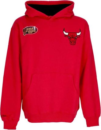 Mitchell & Ness Chicago Bulls Vintage Logo Hoodie - Heren - Hoodies - Rood - L - Katoen - Hoodies & sweatvesten