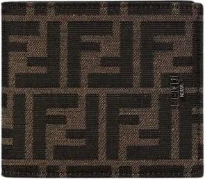 Fendi Accessoires, Heren, Bruin, ONE Size, Wallet