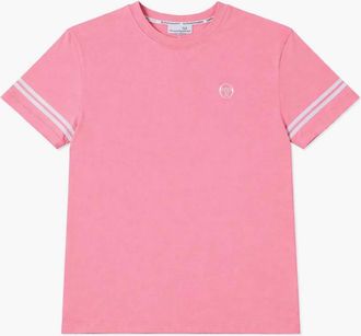 Sergio Tacchini Mens Sergio Tacchini Grello T-Shirt Geranium Pink/White - Size: 40