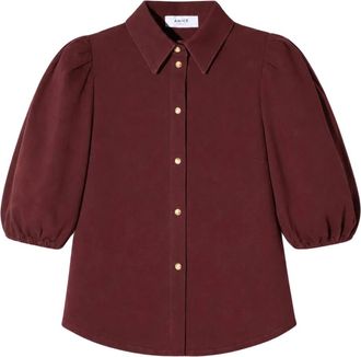 Janice Lars Blouse - Dames - Overhemden - Rood - XL - Overhemden