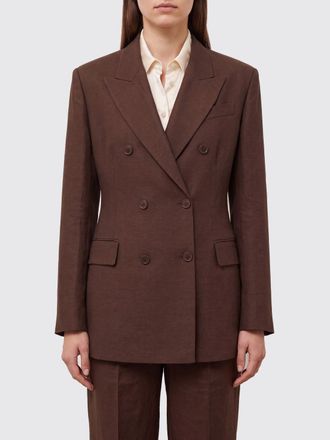 P.A.R.O.S.H. P. A.R. O.S. H. Blazer doppiopetto slim fit in misto lino e viscosa