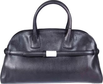 Orciani Elongated Smooth Leather Handbag