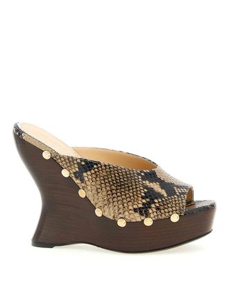 Magda Butrym Python print mules