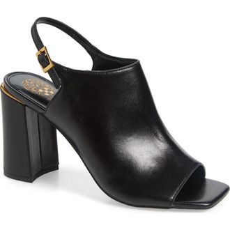 Vince Camuto Haliza Slingback Sandal in Black Local Zenith at Nordstrom Rack, Size 11
