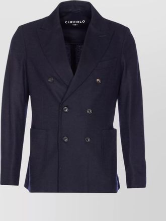 Circolo 1901 double breasted jacket structured shoulders